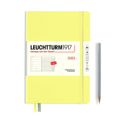 Еженедельник 2023 Leuchtturm B5 (178 х 254 мм) с записной книжкой + доп. буклет, ваниль