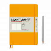 Записная книжка блокнот в мягкой обложке Leuchtturm A5 (145 x 210 мм) в точку, тёплый жёлтый