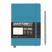 Записная книжка блокнот Bullet Journal Leuchtturm A5 (145 x 210 мм) в точку, нордический синий