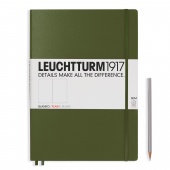 Записная книжка Leuchtturm Master Slim A4+ (нелинованная), хаки