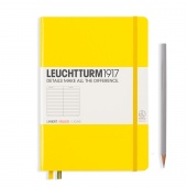 Записная книжка Leuchtturm A5 (145 x 210 мм) в линию, жёлтая
