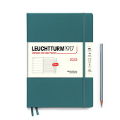 Еженедельник 2023 Leuchtturm B5 (178 х 254 мм) с записной книжкой + доп. буклет, синий камень
