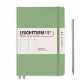 Записная книжка блокнот Leuchtturm Medium A5 (145 x 210 мм) Muted Colours нелинованная, зеленый