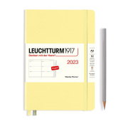 Еженедельник 2023 Leuchtturm А5 + доп. буклет, ваниль