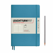 Записная книжка блокнот в мягкой обложке Leuchtturm A5 (145 x 210 мм) в линию, нордический синий