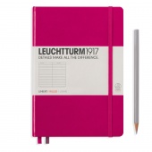 Записная книжка блокнот Leuchtturm A5 (145 x 210 мм) в линию, ягодная