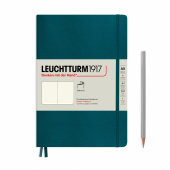 Записная книжка блокнот Leuchtturm в мягкой обложке A5 (145 x 210 мм) в точку, океан