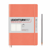 Записная книжка блокнот в мягкой обложке Leuchtturm Medium A5 (145 x 210 мм) Muted Colours в точку, Bellini