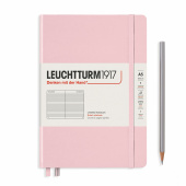Записная книжка блокнот Leuchtturm Medium A5 (145 x 210 мм) Muted Colours в линию, розовый