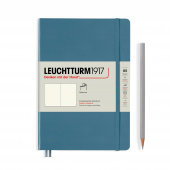 Записная книжка блокнот в мягкой обложке Leuchtturm A5 (145 x 210 мм) в точку, синий камень
