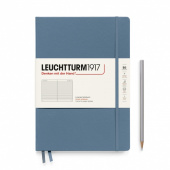 Записная книжка блокнот Leuchtturm B5 (178 х 254 мм) в линейку, синий камень