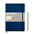 Записная книжка блокнот в мягкой обложке Leuchtturm B5 (178 х 254 мм) в линейку, темно-синяя