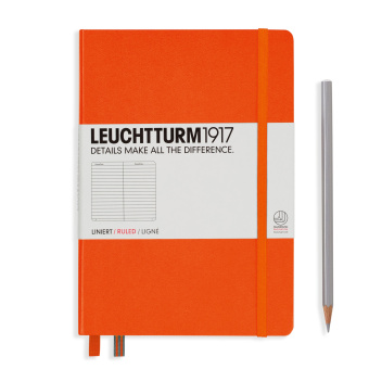 Записная книжка Leuchtturm A5 (в линейку), оранжевая