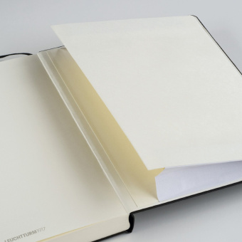 Записная книжка блокнот Leuchtturm A5 (нелинованная), темно-синяя