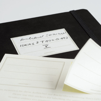 Записная книжка блокнот в мягкой обложке Leuchtturm A5 (в линейку), черная