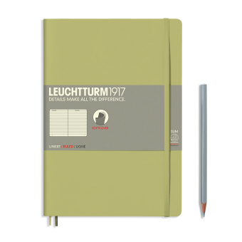Записная книжка блокнот в мягкой обложке Leuchtturm В5 (в линейку), песочная